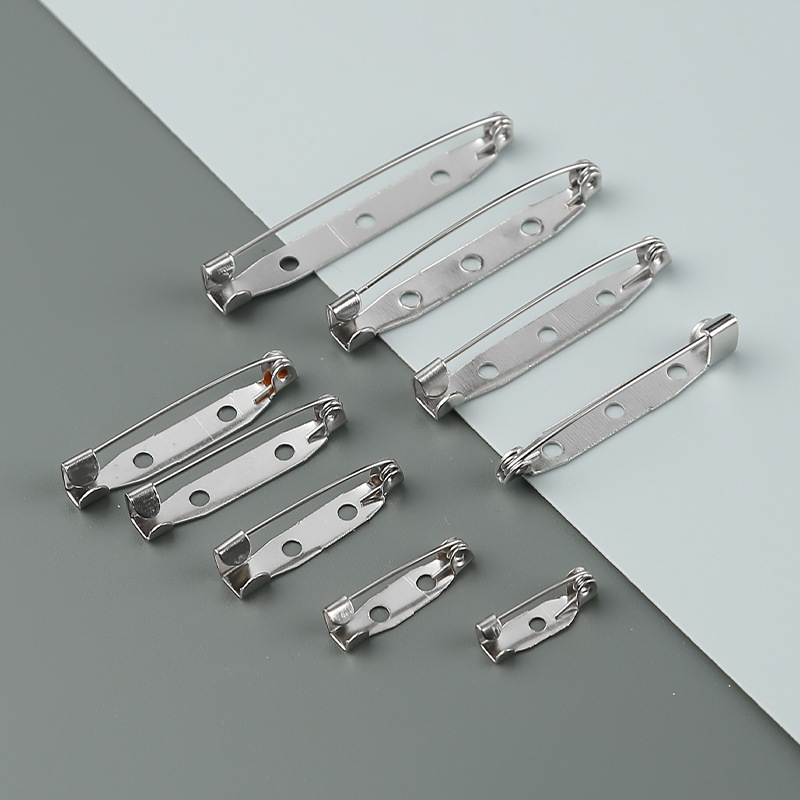Safety pins, diy jewelry accessories, metal clasp pins, clothing tags, fixed large pins, safety brooches pic 9