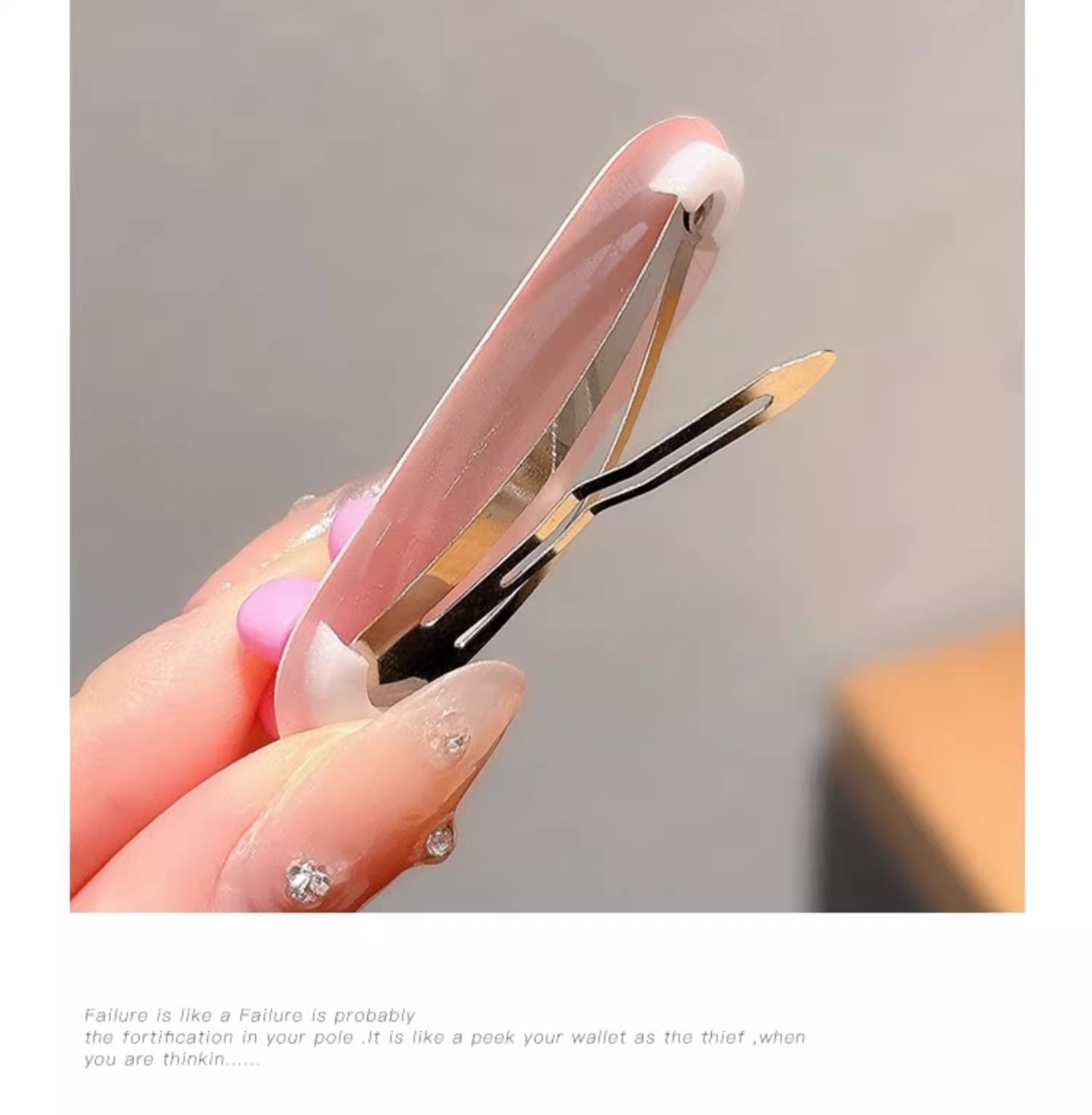 彩色花朵发夹边夹侧边刘海夹子可爱儿童宝宝头饰女童碎发bb夹发卡详情4