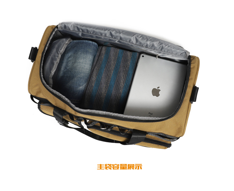 战术多功能健身包户外旅行袋旅游包手提包手提袋双肩背包详情5