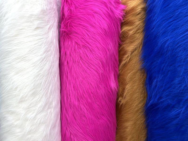 Artificial fur, plush fabric, counter display, clothing performance, decoration, toys, accessories, plush fabric, long plush fabric pic 12