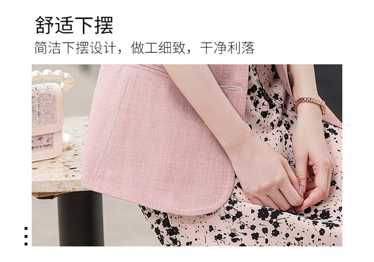 2022年秋季新款韩版时尚气质小西装女式职业装长袖西服外套女修身详情7