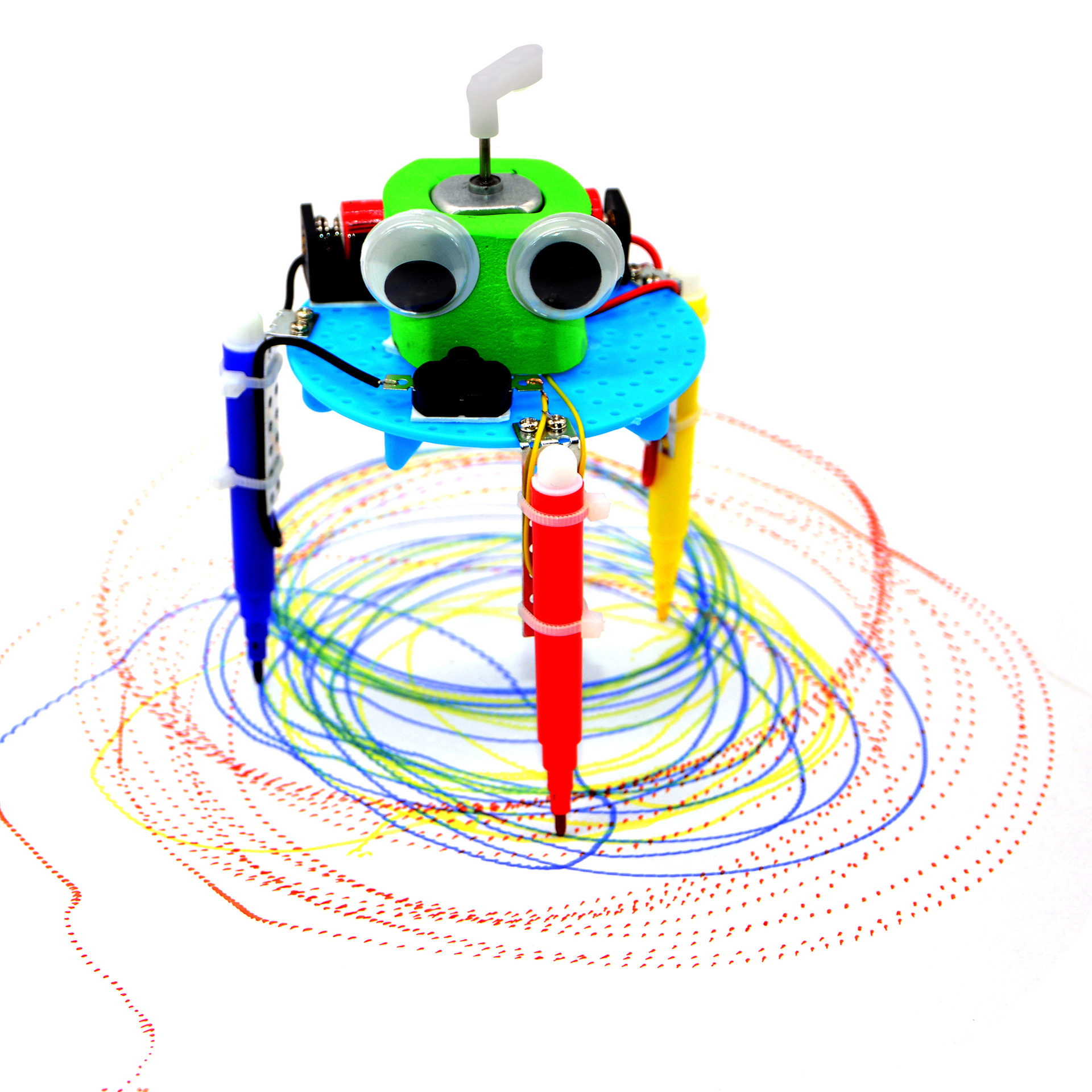 手摇泡泡机 穿越火线 两轮平衡车爬虫机器人七彩光纤灯涂鸦机器人详情22