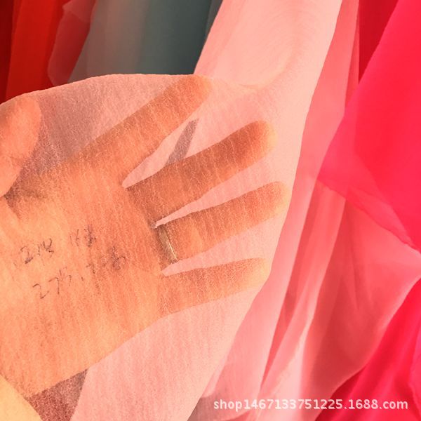 Polyester mesh fabric for clothing, accessories, scarves, various drawstrings, gifts, bags, decorative fabrics, bubble gauze pic 4