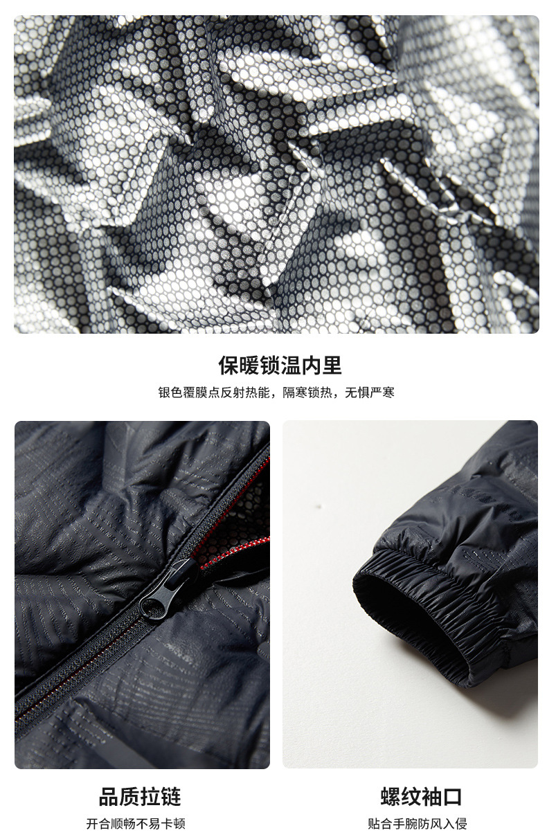 跨境批发超轻薄款羽绒服男宽松胖子男士冬季外套加肥加大码连帽详情17