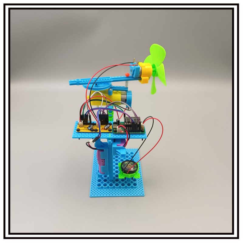 可编程风扇 智能语音识别图形化编程套件DIY科技小制作AI创客教育详情2
