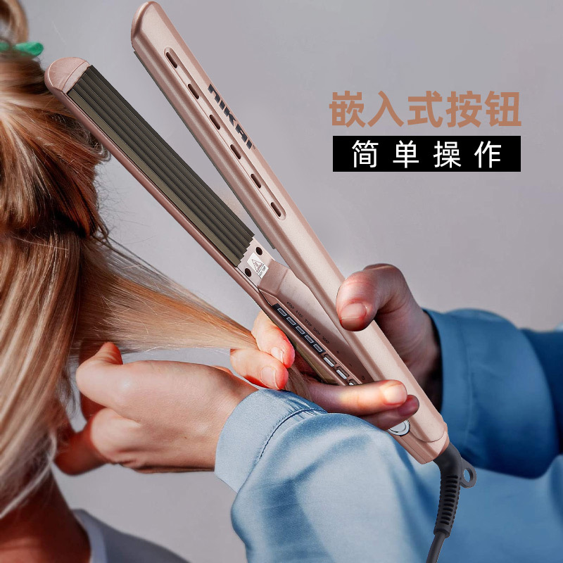 跨境玉米须烫发棒五档调温卷发棒不伤发家用蓬松玉米夹发棒烫发器NIKAI详情1