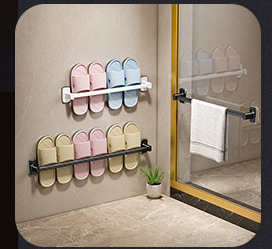 卫生间置物架吸盘式厕所洗手间洗漱台壁挂墙上厨房浴室收纳免打孔详情6