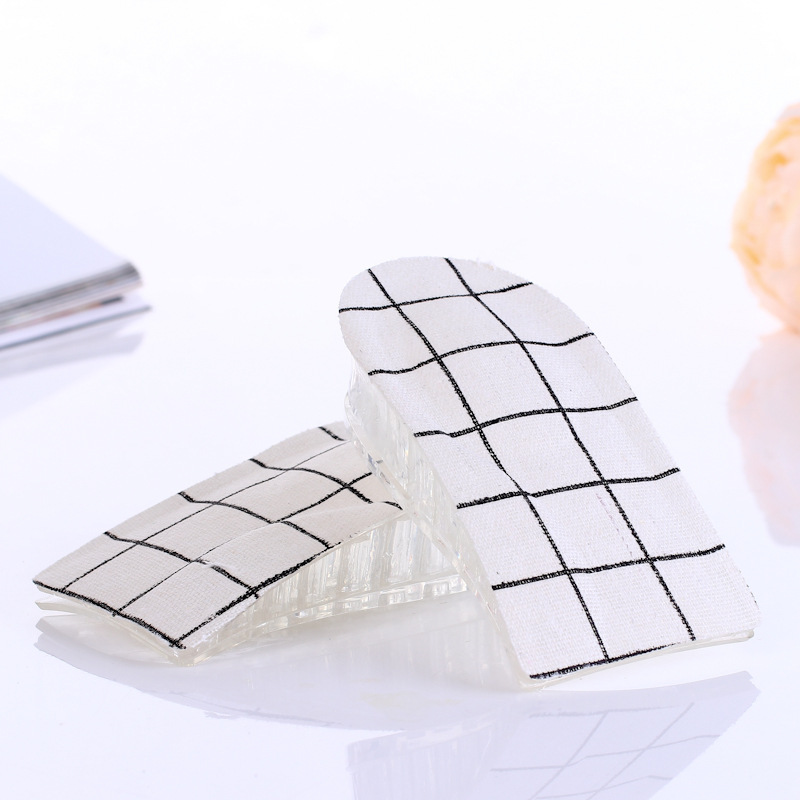 1003 Three-layer inner height-increasing insoles for men and women, invisible casual sports shoes, silicone height-increasing pad, half pad, 3.5cm pic 3