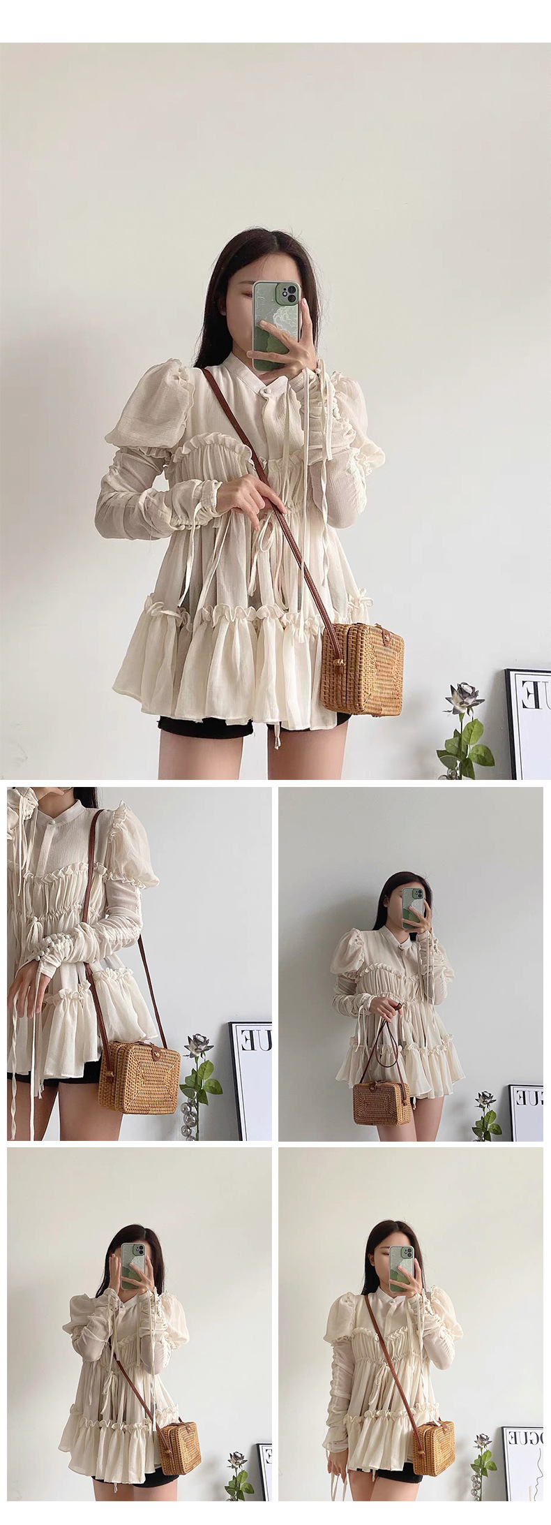 批发藤编包ins女式编织手工包篮子复古文艺手工单肩编织包详情12