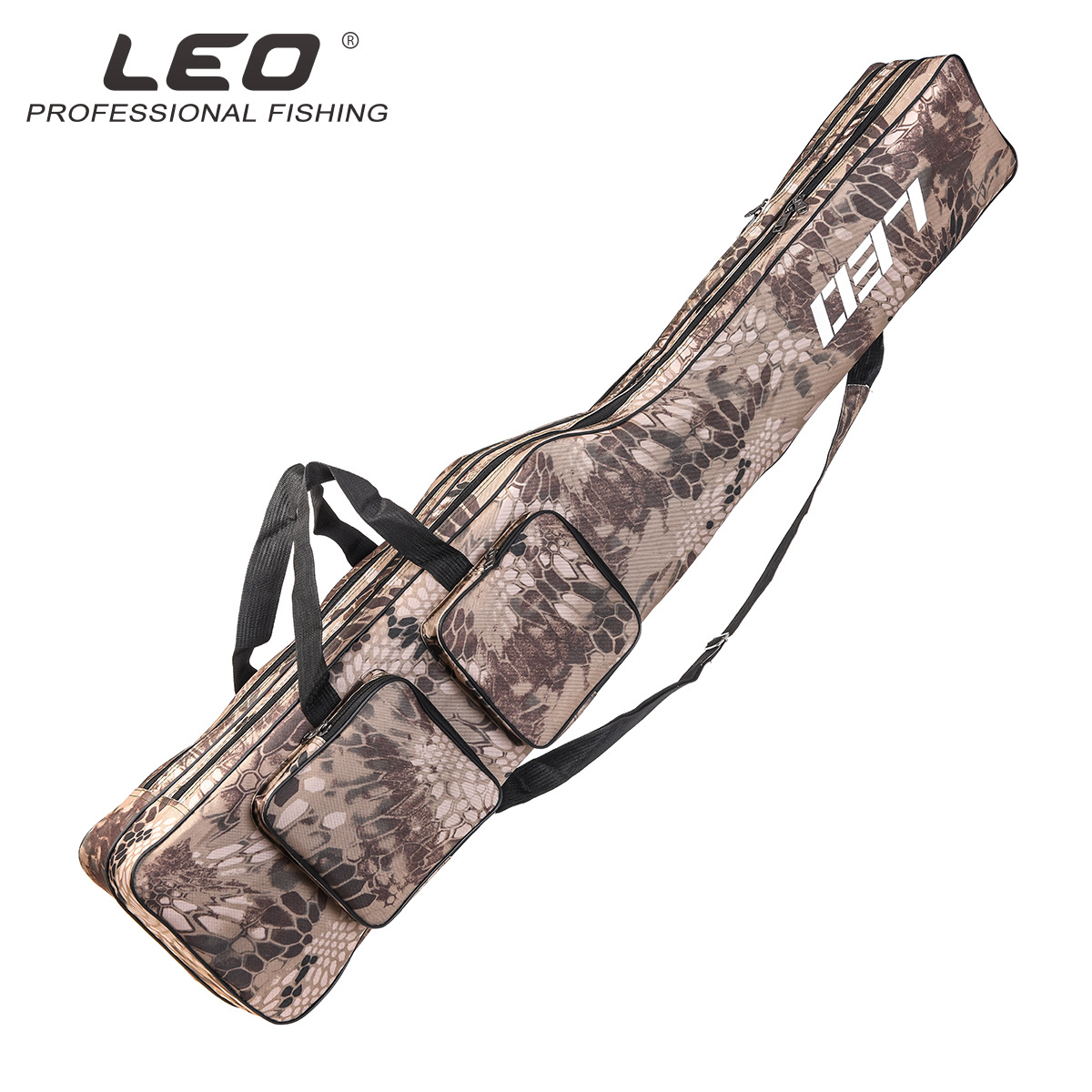 28064 LEO/ Leou [Double-Layer knife-shaped Large-belted Fishing Tackle Bag 1.3m] European-style reservoir fishing rod and sea rod Bag pic 29