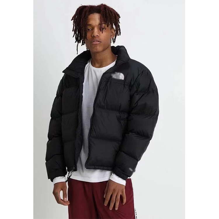 1996 hombre multicolor abajo chaqueta con capucha corto cuello de pie tendencia de moda casual cómodo abrigo 23 años venta caliente pic 23