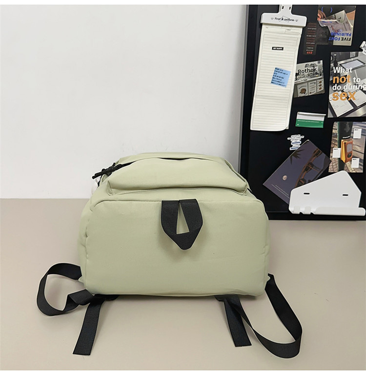 跨境2024新款男简约高中大学生双肩包女休闲大容量初中生旅行背包详情43
