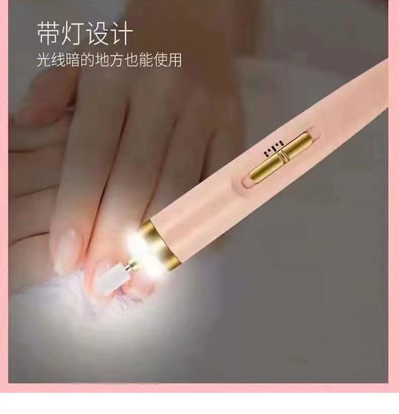 USB electric nail polish grinding machine, pen-type nail trimmer, electric polishing, dead skin removal, nail trimming and grinding machine, exclusively for export. Exclusively for export pic 6