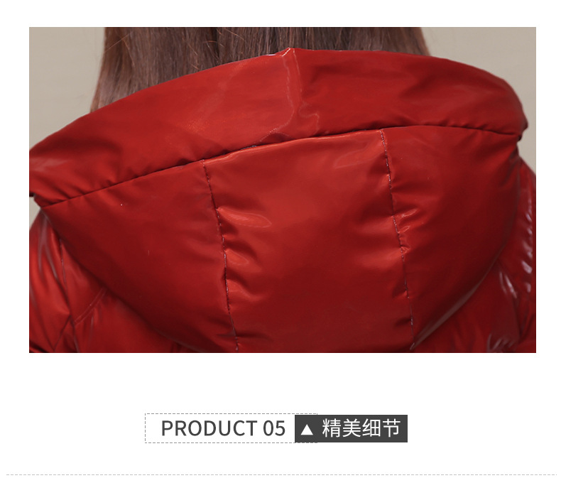 Estilo elegante con capucha nueva chaqueta para mujeres invierno 2022 temperamento con cordones slim estilo medio largo abrigo para mujeres pic 27