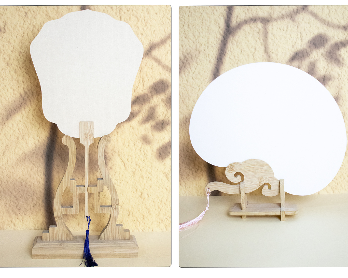 漆扇扇子diy漂漆材料包漆扇专用空白团扇pvc宣纸复古大漆扇批发详情12