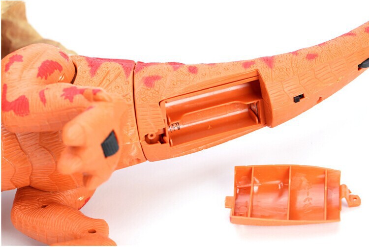 Wholesale of electric light, sound, walking three-headed dragon dinosaur model toys pic 4