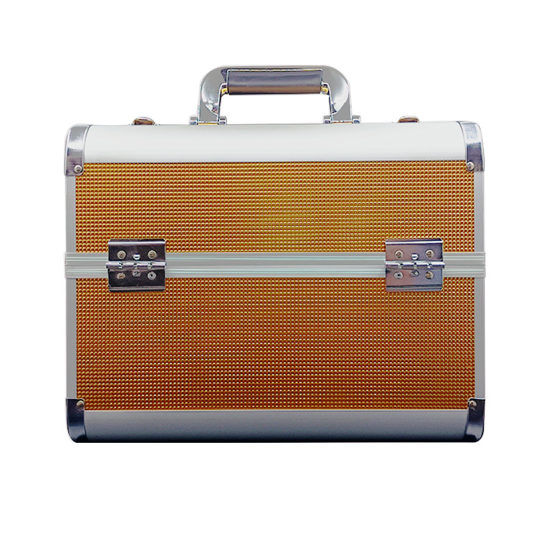Manufacturer wholesale portable beauty, hairdressing, tattoo, hand-held aluminum alloy nail cases and makeup cases specially designed for home makeup artists pic 23
