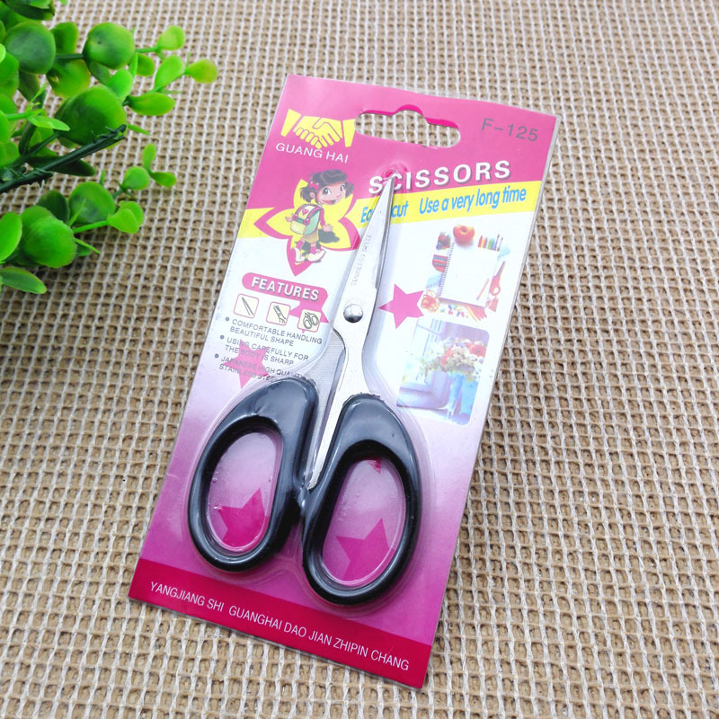 E1223 120 scissors, office scissors, hand scissors, art scissors, Yiwu 2-yuan 2-yuan store wholesale pic 6