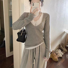 牛角扣麻花毛衣外套女装秋冬新款外穿纯色显瘦圆领短款针织开衫女详情15