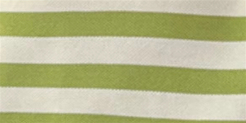 Color-blocking striped short-sleeved knitted sweater, summer Korean-style simple commuting ice silk top, pullover, base layer, lapel T-shirt for women pic 17