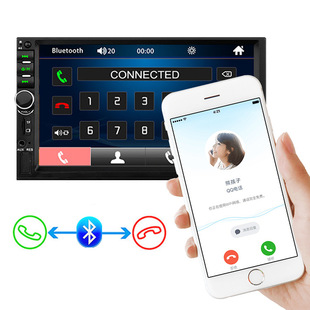 汽车MP3单锭机带蓝牙收音机 货车车载蓝牙免提双USB插卡播放器详情9