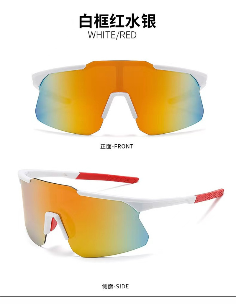 Outdoor mountain climbing and cycling protective sunglasses for men, mercury reflective sports running windproof, cycling eye protection sunglasses for women pic 28