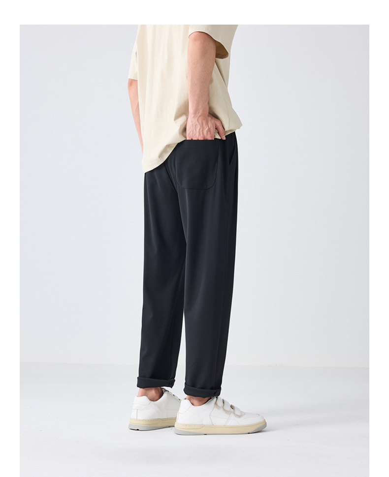 墨麦客华夫格肌理休闲裤男2023夏季新款松紧腰凉感男士裤子90656详情32