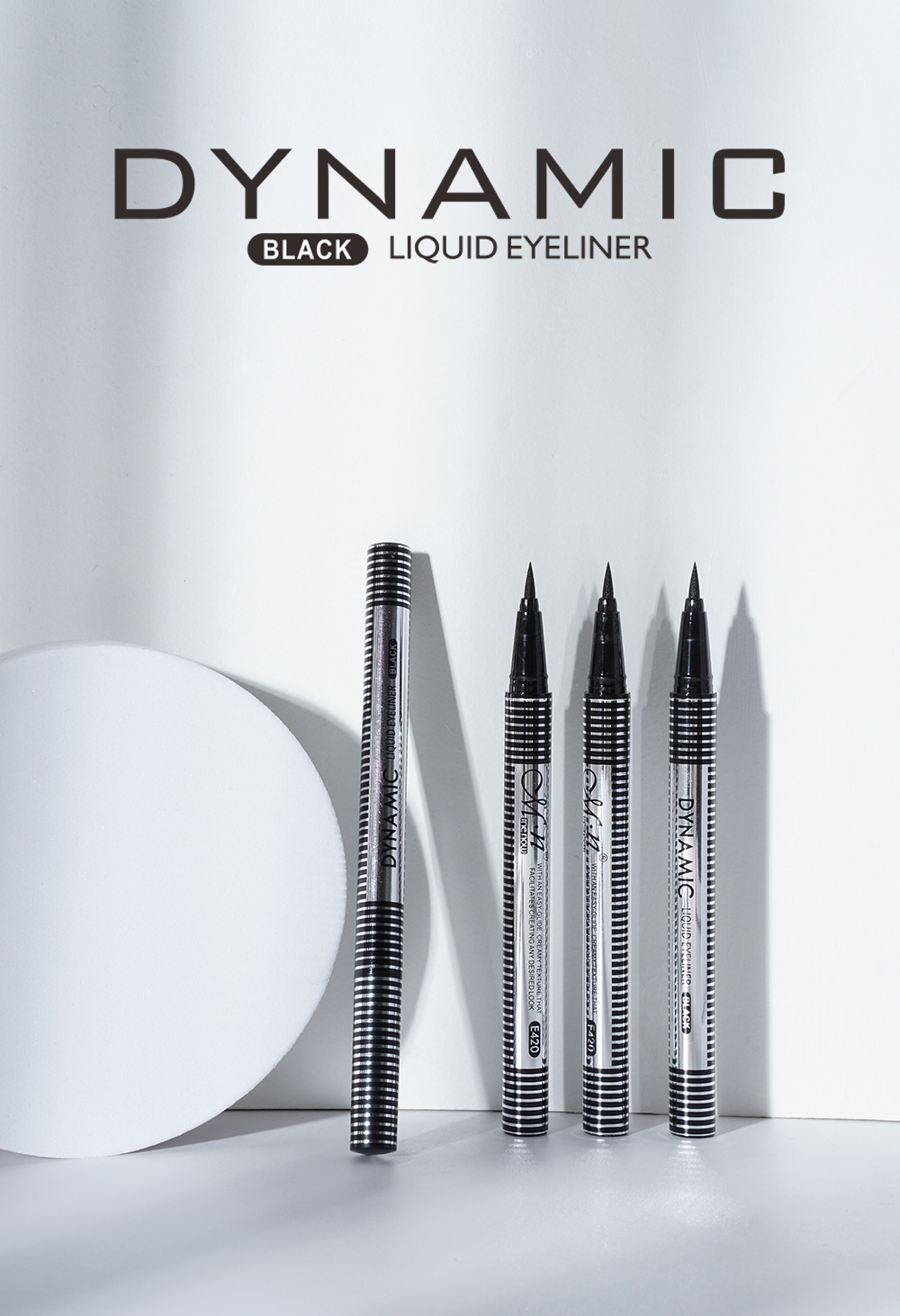 MENOW non-smudging and non-fading eyeliner liquid pen, quick-drying, waterproof and long-lasting black liquid fine tip eyeliner pen pic 5