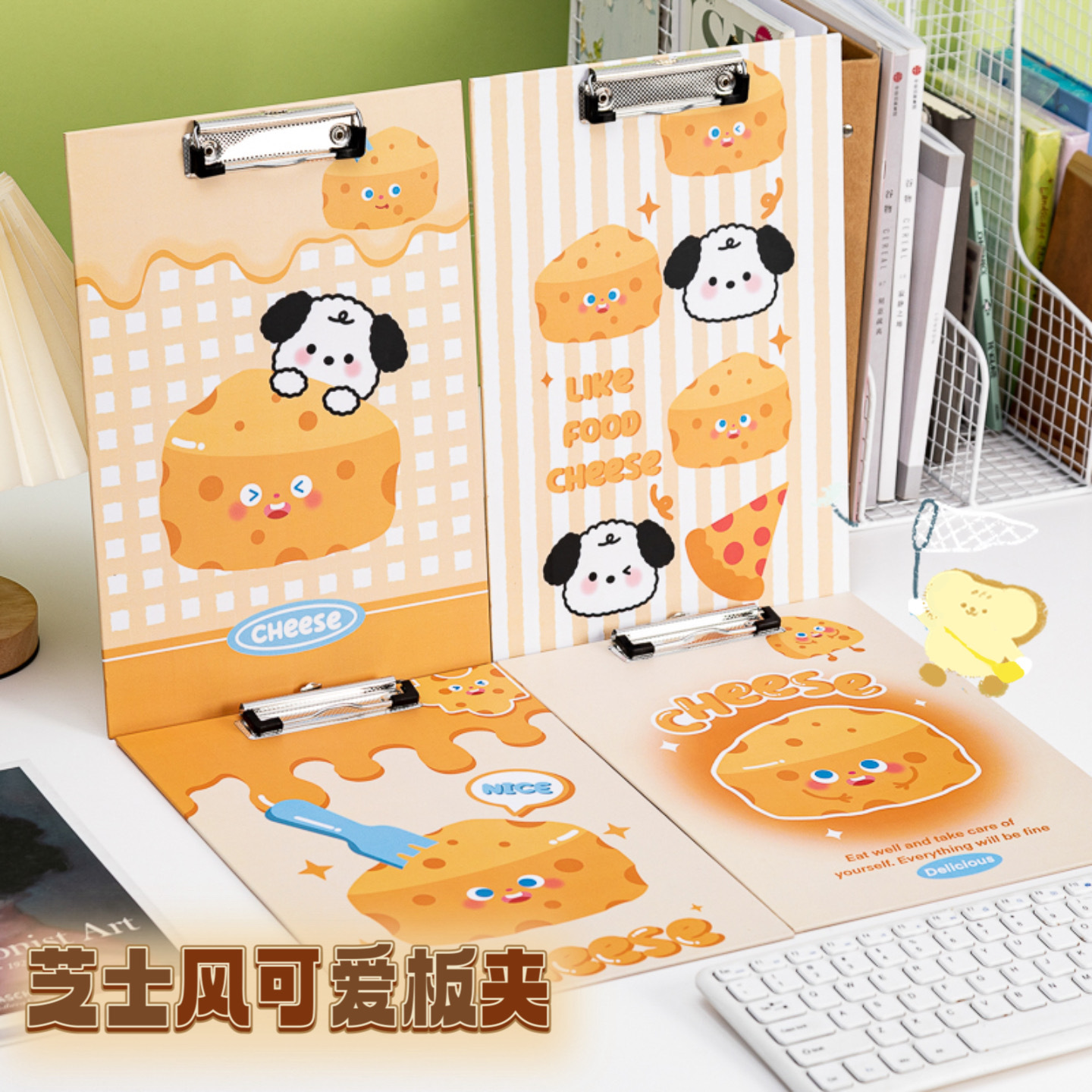 新款卡通A4板夹文件夹学生考试垫板资料ins高颜值文件夹办公文具详情15