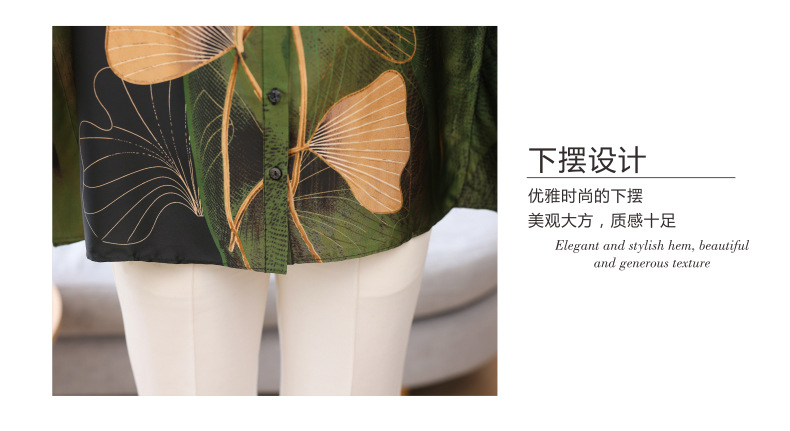 春夏新款妈妈装衬衫时尚蝙蝠袖休闲减龄显瘦气质优雅中老年女装潮详情13