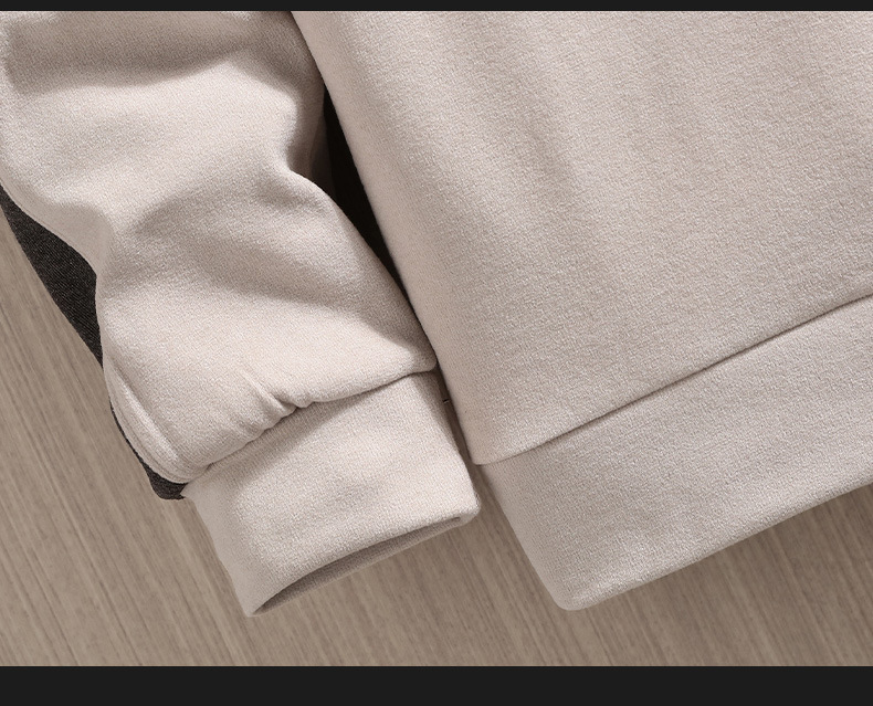 2022 Autumn/Winter new double-sided German fleece long-sleeved T-shirt for men, Korean-style trendy fleece hoodie, casual top for men pic 26