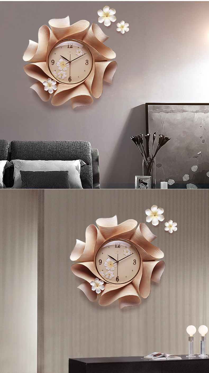 Fuxiao decoración reloj de pared creativo reloj de pared diy puro reloj de pared pintado a mano amazon cross-border e-commerce productos relojes al por mayor pic 12