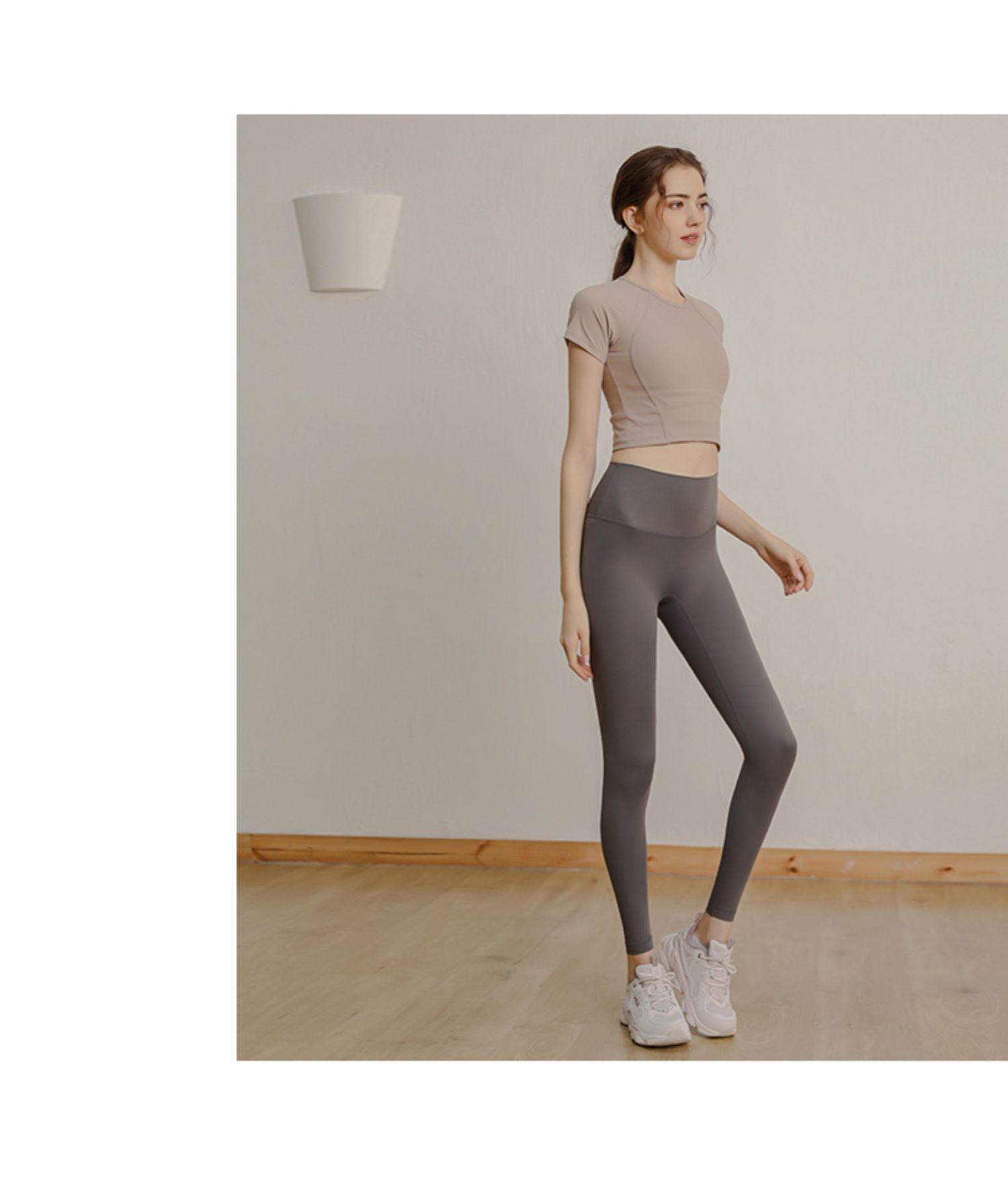 2024新款运动女短袖T恤速干透气健身服跑步紧身瑜伽服夏季健身衣详情15