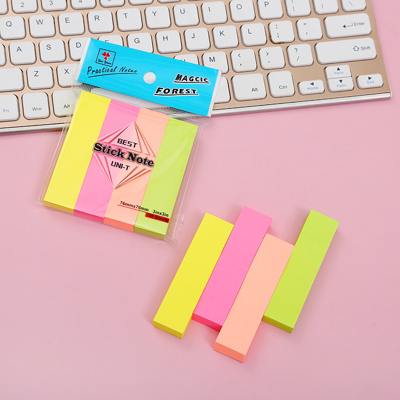 Factory direct sales of tear-off sticky notes, simple student sticky notes, office sticky notes that can print takeout logos, custom-made sticky notes pic 7