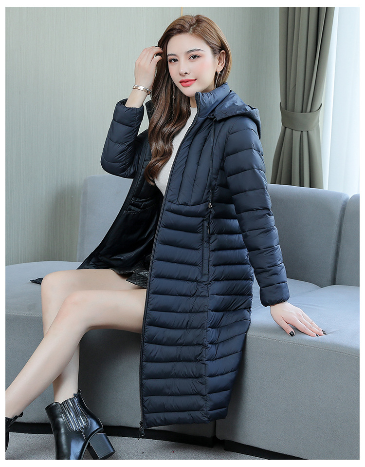 A mid-length cotton-padded jacket for women, 2020 winter new style Korean large-sized slim-fit down cotton-padded jacket, one piece consignment pic 18