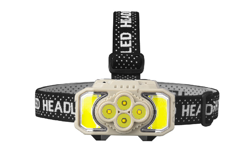 跨境户外LED强光感应头灯 USB充电家用工作灯 头戴钓鱼灯感应头灯详情4