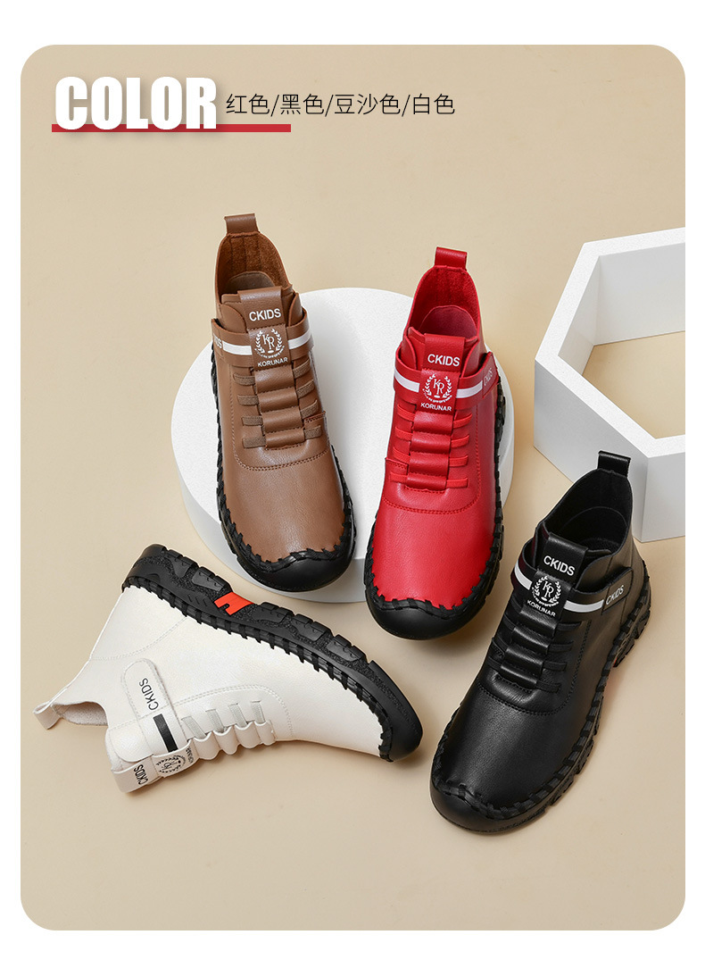 女士马丁靴跨境高帮大码女鞋秋冬短靴棉鞋详情2