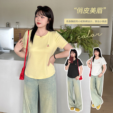 伊诺大码女装新中式国风改良旗袍裙子2025夏季碎花连衣裙232192国潮详情5