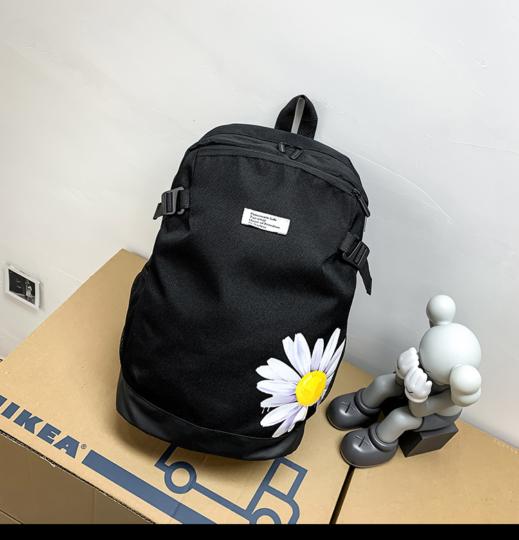 2021 Korean version fashionable couple style cartoon print cool backpack, large-capacity trendy schoolbag for junior and senior high school students pic 53