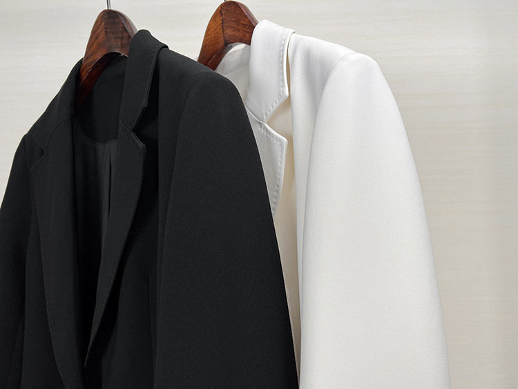 The new Spring 2023 tri-acetate casual one-button small suit for women, a stylish Korean-style commuter jacket pic 19