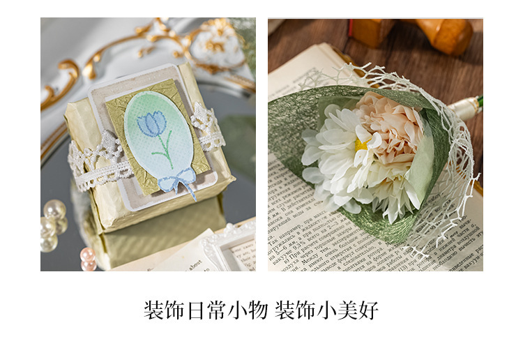 语闲特种纸素材包 雅典风象系列 复古文艺手帐痛包背景装饰打底纸详情15