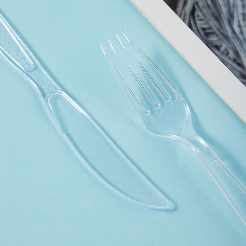 蒙特PS透明重磅大皮纹刀叉纸巾三件套详情14