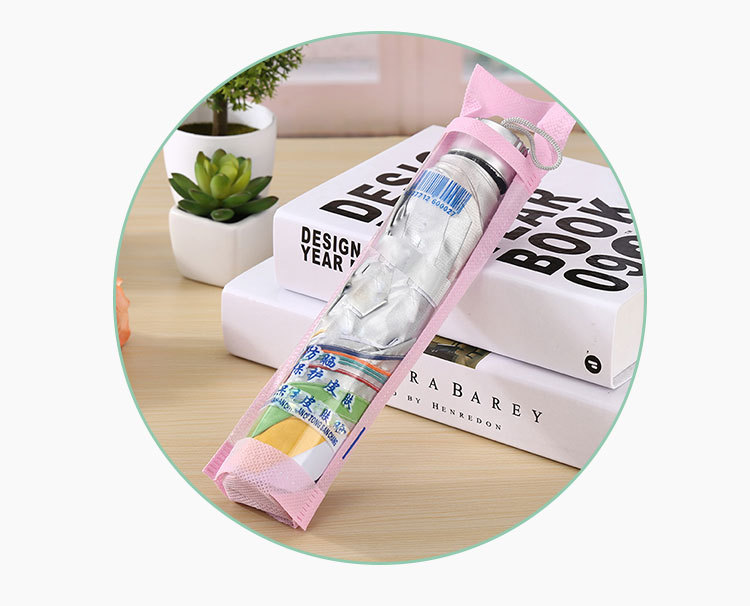 Korean version creative umbrella manufacturer direct sales portable rainbow silver gel sun protection umbrella gift advertisement folding umbrella pic 7