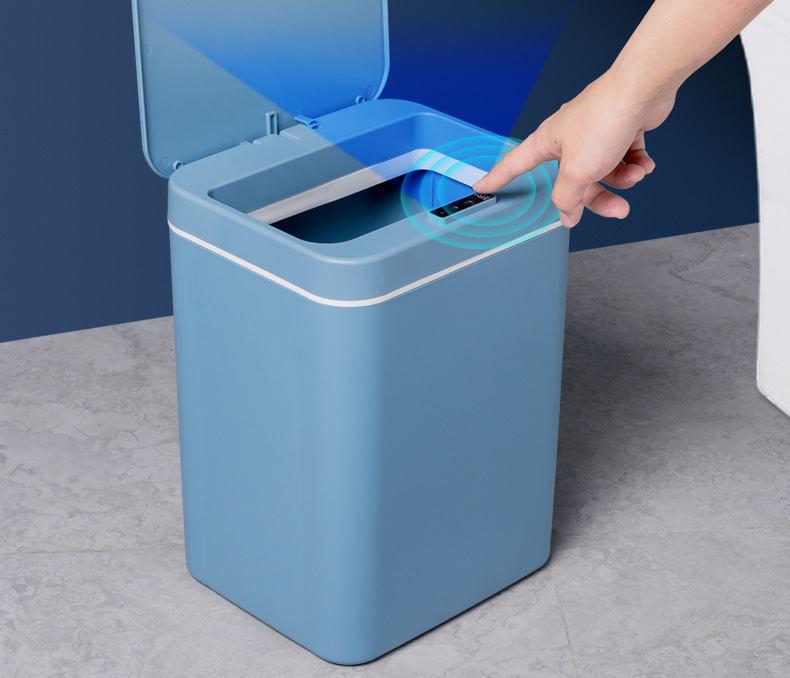 Household smart trash cans with LIDS, contactless for living rooms, bathrooms, kitchens and toilets, automatic wholesale for lazy people pic 4