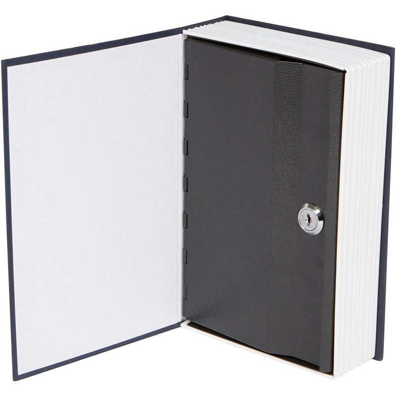 Simulated book safe with key password, metal dictionary-shaped piggy bank, creative book piggy bank pic 18