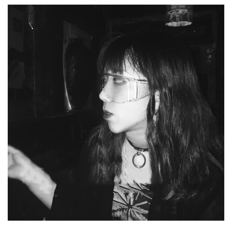 炫酷防飞溅防尘眼镜透明大框潮个性眼镜男女凹造型护目镜太阳镜详情11