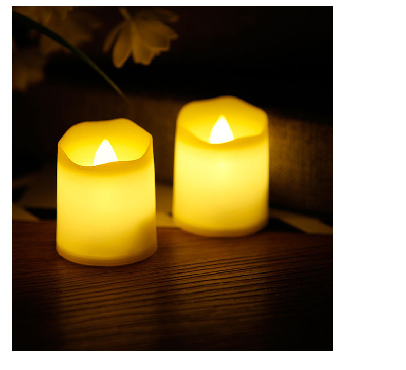 Factory direct sales of wave-mouth led electronic candles, creative birthday party decorations, Halloween candle lights wholesale pic 11