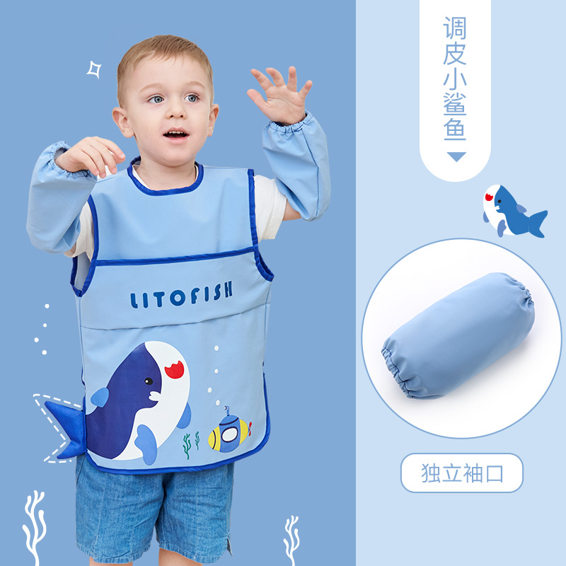 调皮小鲨鱼-独立袖口