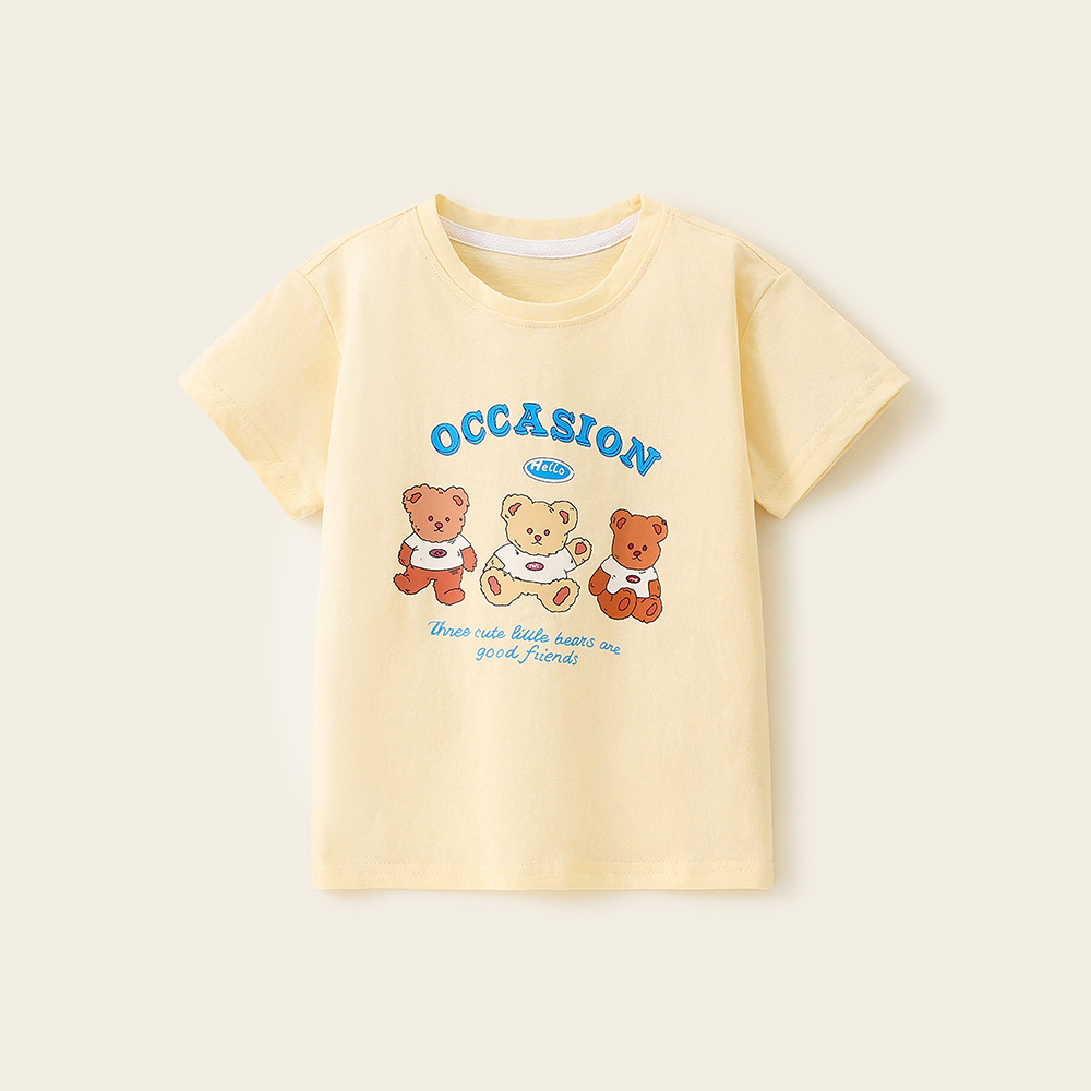 夏装2024新款儿童短袖T恤男女童夏季童装中小童韩版纯棉半袖t时髦详情25