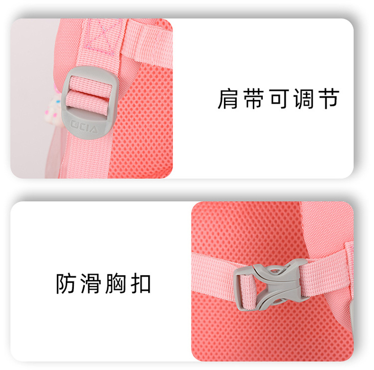 New color-matched cartoon backpack for middle and large classes of primary school students, as well as backpacks for boys and girls in preschool classes pic 38